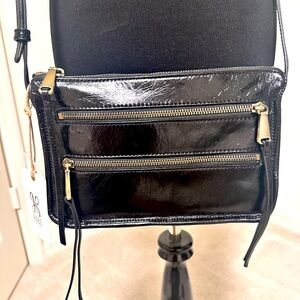 HOBO black mission crossbody bag small